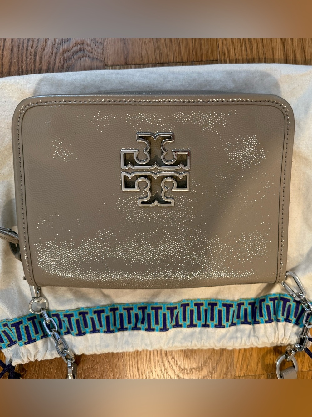 Tory Burch Leather Britten combo crossbody
